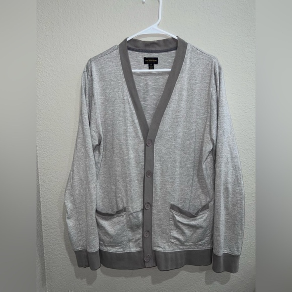 CPO Provisions Shipmen Supply Cardigan Lightweight Mens Sz.  L V-Neck 5 Button